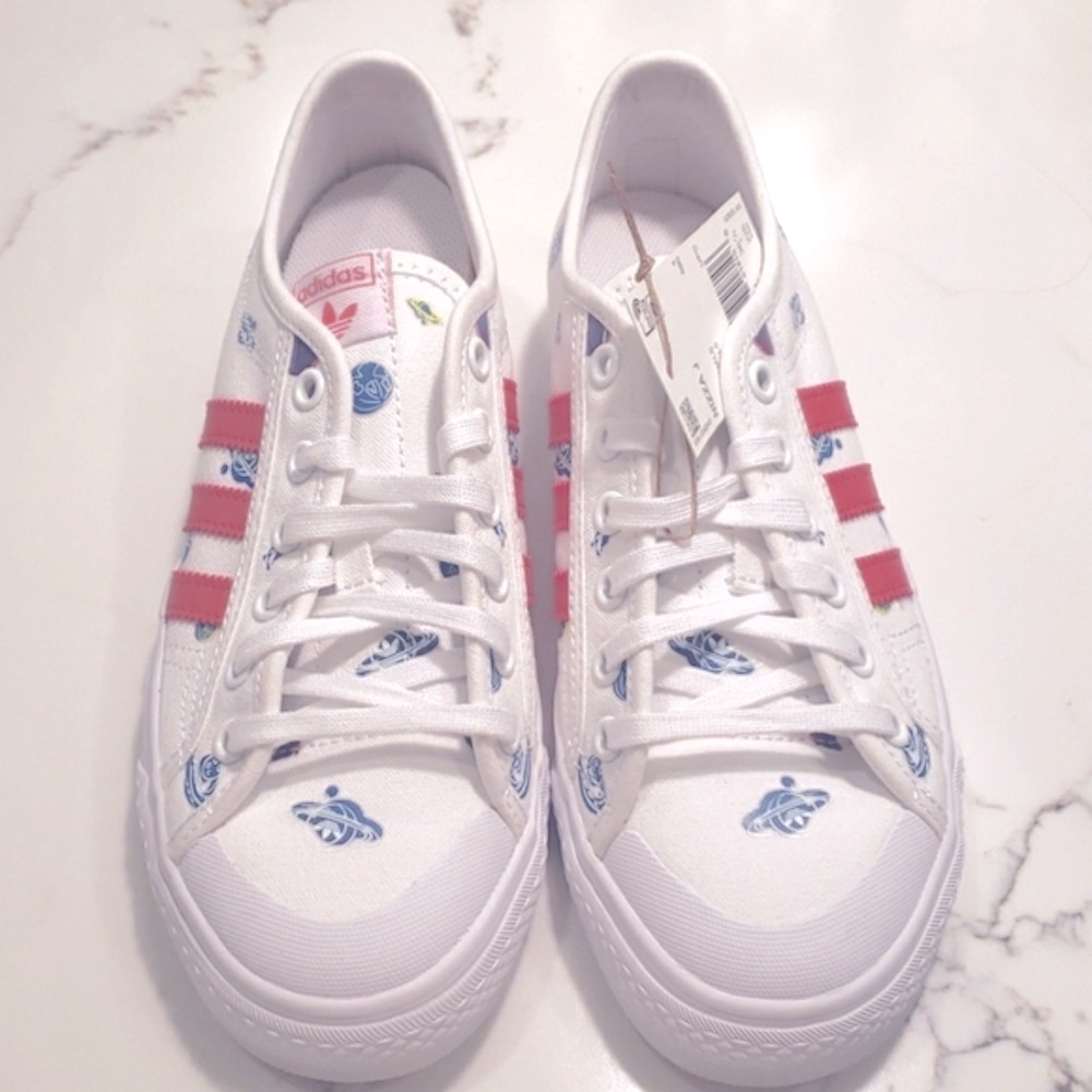 ADIDAS Shoes Nizza J‎ "Out Of This World" Kids Size 4.5 NEW - Picture 6 of 8